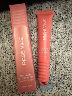 Page Vine Ceramide Lip Blur Balm Coral Pink